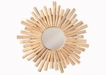 Lustro Riverside 60 cm drewno teak  - Invicta Interior 1