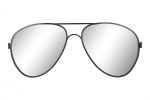 Lustro ścienne Sunglasses okulary Aviator 1