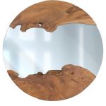 Lustro ścienne Woodland drewniane 100 cm - Item International 1