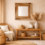 Lustro wiszące Mosaik Wood   - Koopman 2