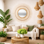 Lustro z perełkami 76cm - Atmosphera 2