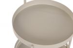 Mobilny stolik pomocniczy Ovalo creme 4