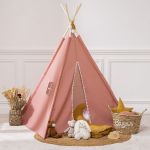 Namiot Boho Tipi różowy Burlington - Atmosphera 6