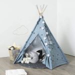 Namiot Boho Tipi srebrny - Atmosphera 5