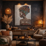 Obraz African Beauty 100x125 - Inart 2