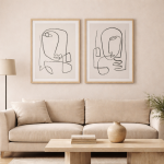Obraz Face Abstract 55x70 cm 2