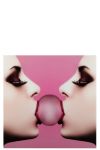 Obraz szklany Bubble Kiss pink 1