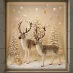 Ogromny renifer jak żywy 120cm 6