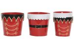 Osłonki świąteczne Santa Style 3 szt - Item International 1