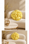 Poduszka Cushion Bloom light yellow 2