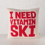 Poduszka I need vitamin Ski  - Boltze 3