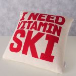 Poduszka I need vitamin Ski  - Boltze 2