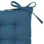 Poduszka na krzesło pikowana niebieska - Atmosphera 2