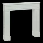 Portal kominkowy biały  1
