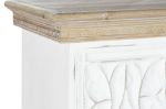 Portal kominkowy Lux rzeźbiony biały - Item International 5
