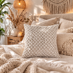 Poszewka Rope Net II beżowa  4