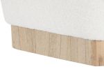  Puf Boucle wood biały - Item International 5