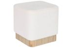  Puf Boucle wood biały - Item International 1