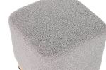 Puf Boucle wood szary - Item International 3