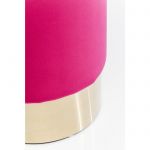 Puf Cherry Pink Brass - Kare Design 3