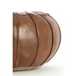 Puf Heritage skórzany 58 cm brązowy 6