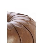 Puf Heritage skórzany 58 cm brązowy 5
