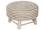 Puf jutowy Stripes 50 cm  - Item International 2