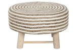 Puf jutowy Stripes 50 cm  - Item International 1