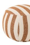 Puf Lounge Stripes brązowy 6