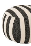Puf Lounge Stripes czarny 5