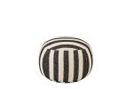 Puf Lounge Stripes czarny 4