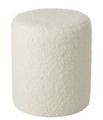 Puf Luxury Touch biały 1