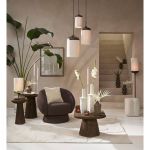 Puf Nalani koniczyna boucle cream  - Light & Living 8