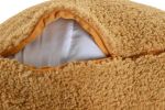 Puf poduszka Kula boucle Cush musztardowa - Item International 4