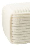 Puf Soft Rib biały 5