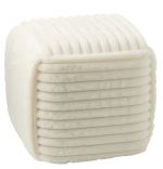 Puf Soft Rib biały  1