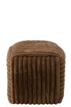 Puf Soft Rib brązowy 2