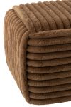 Puf Soft Rib brązowy 5