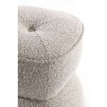 Puf tapicerowany La Bunu beżowy - Light & Living 6