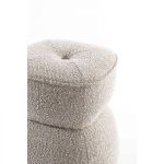 Puf tapicerowany La Bunu beżowy - Light & Living 4