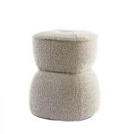 Puf tapicerowany La Bunu beżowy - Light & Living 3