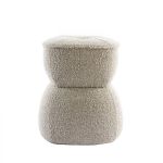 Puf tapicerowany La Bunu beżowy - Light & Living 1