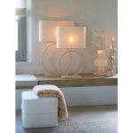 Pufa Cozy teddy white - Light & Living 2