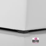 Pufa Cube white 1  - Invicta Interior 4