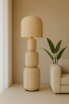 Rattanowa lampa podłogowa New Design - Item International 3
