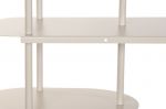 Regał metalowy Ovalo creme 140 cm 6