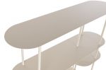 Regał metalowy Ovalo creme 140 cm 4