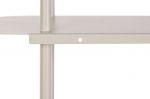 Regał metalowy Ovalo creme 150 cm 6