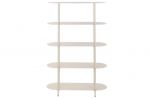 Regał metalowy Ovalo creme 150 cm 3