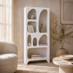 Regał Mykonos biały 150 cm - Inart 2